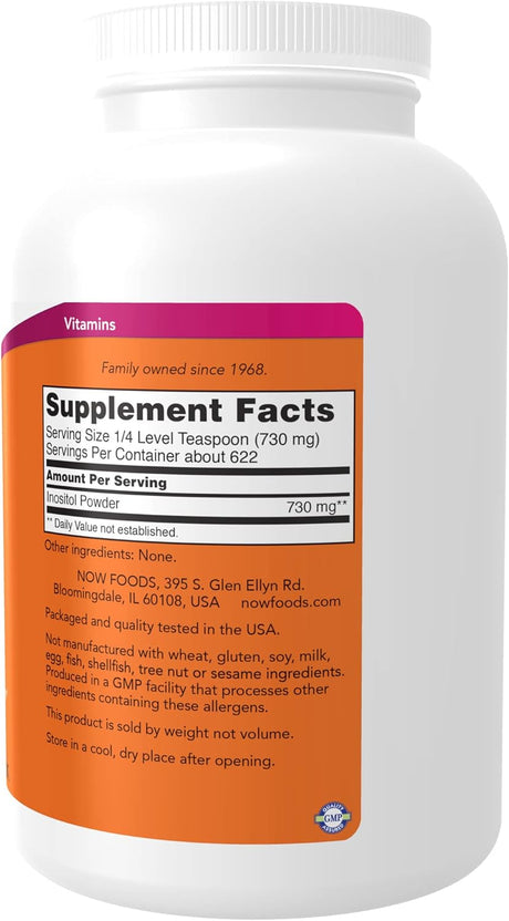 NOW Supplements Inositol Powder 454Gr.
