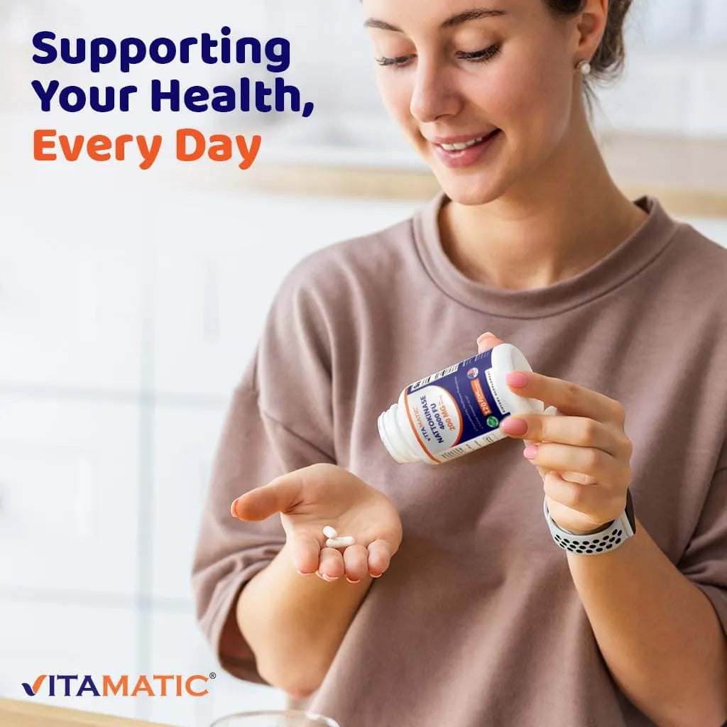 VITAMATIC - Vitamatic Nattokinase 4,000 FU 120 Capsulas 2 Pack - The Red Vitamin MX - Suplementos Alimenticios - {{ shop.shopifyCountryName }}