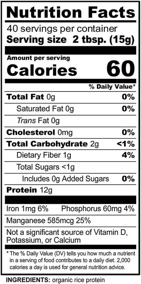 NUTRIBIOTIC - NutriBiotic Certified Organic Plain Rice Protein 600Gr. - The Red Vitamin MX - Suplementos Alimenticios - {{ shop.shopifyCountryName }}