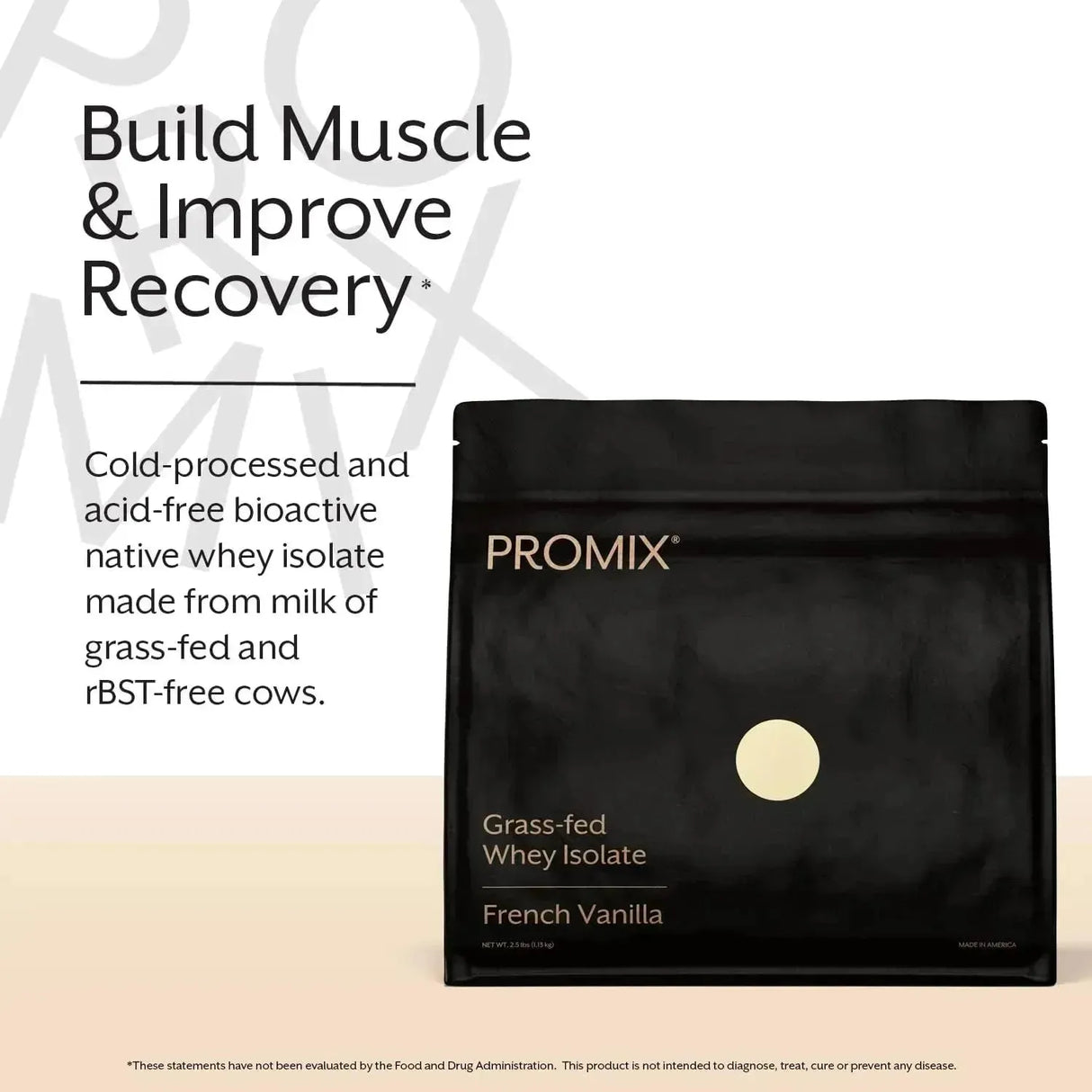 PROMIX - Promix Grass-Fed Whey Protein Isolate Powder Vanilla 2.5 Lbs. - The Red Vitamin MX - Suplementos Alimenticios - {{ shop.shopifyCountryName }}