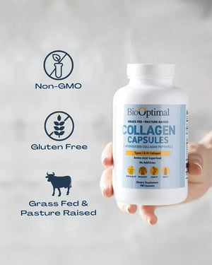 BIOOPTIMAL - BioOptimal Collagen Peptides 180 Capsulas - The Red Vitamin MX - Suplementos Alimenticios - {{ shop.shopifyCountryName }}