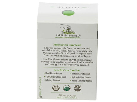 MATCHA KARI - Matcha Kari Matcha Green Tea Powder Single Serving Sticks Ceremonial 24 Paquetes - The Red Vitamin MX - Suplementos Alimenticios - {{ shop.shopifyCountryName }}