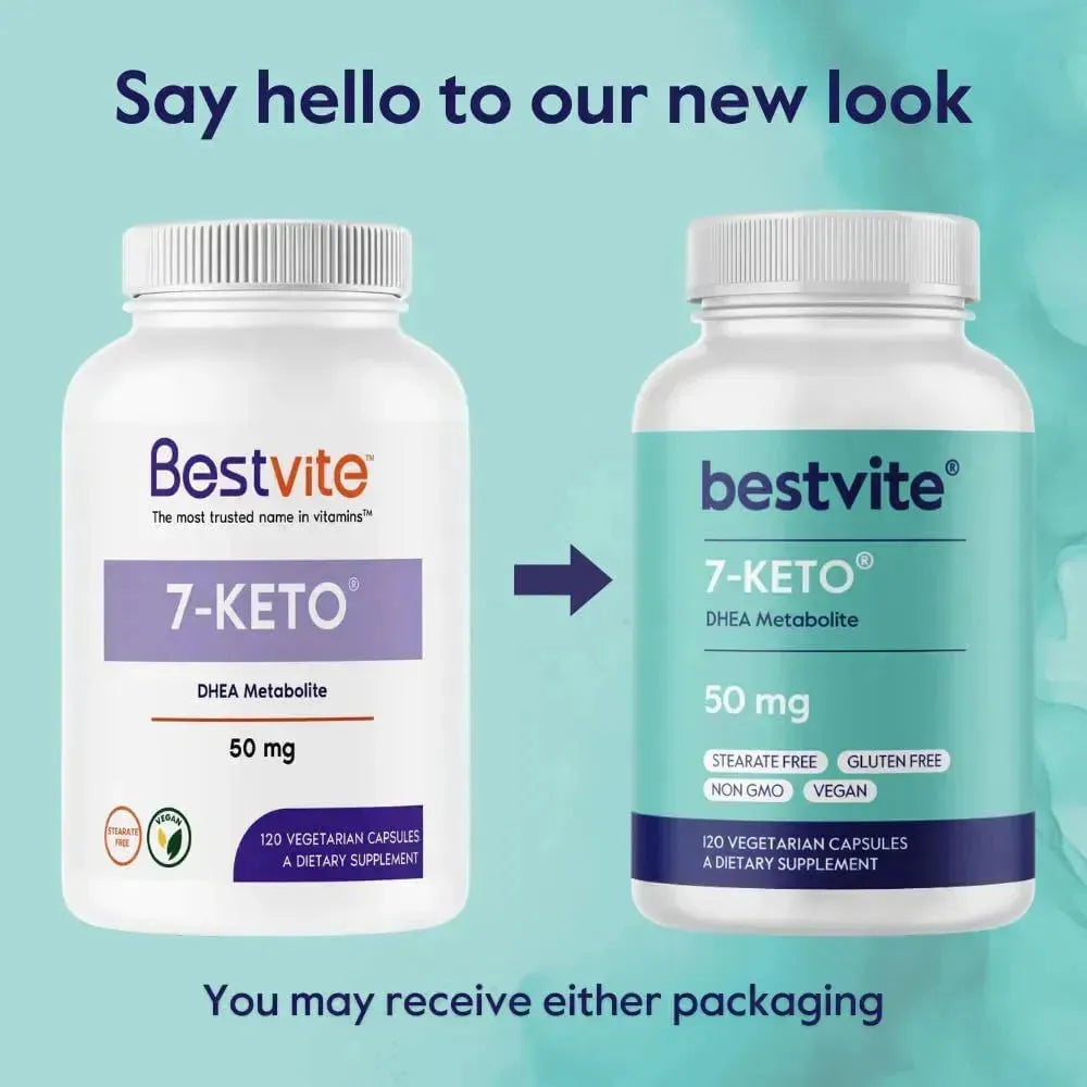 BESTVITE - BESTVITE 7-Keto DHEA 50Mg. 120 Capsulas - The Red Vitamin MX - Suplementos Alimenticios - {{ shop.shopifyCountryName }}