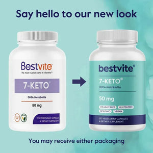 BESTVITE - BESTVITE 7-Keto DHEA 50Mg. 120 Capsulas - The Red Vitamin MX - Suplementos Alimenticios - {{ shop.shopifyCountryName }}