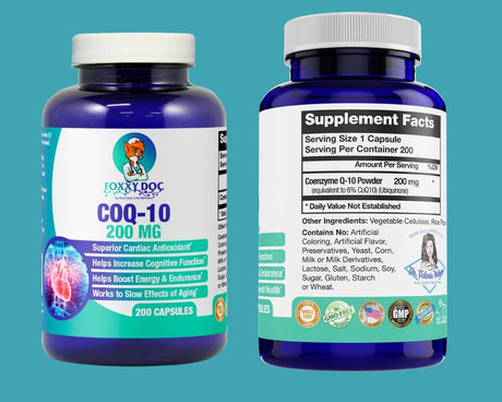 Dr. Valerie Nelson CoQ10 200Mg. 200 Capsulas