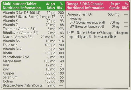 Vitabiotics Pregnacare Plus Omega-3 56 Tabletas
