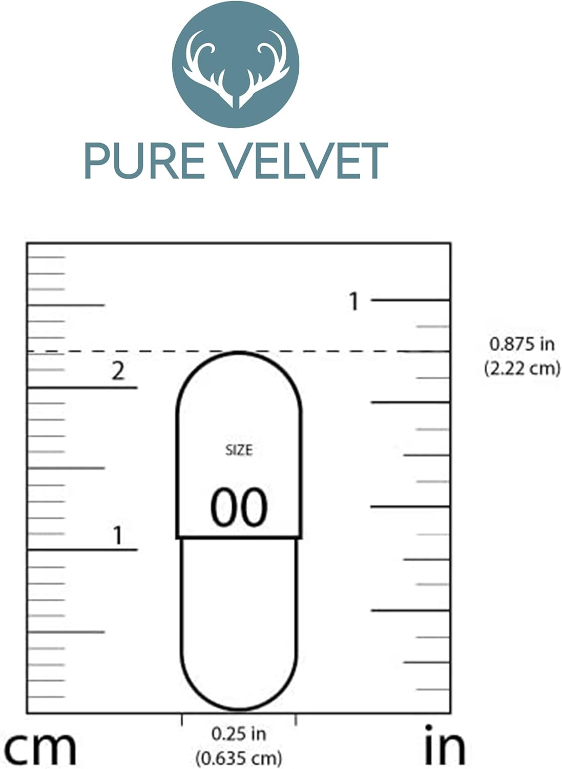 Pure Velvet Bovine Colostrum 60 Capsulas