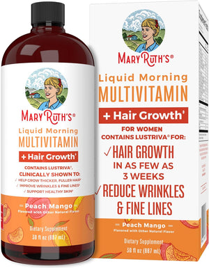 MaryRuth Organics Multivitamin Multimineral + Hair Growth Vitamins 887Ml.