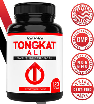 Dorado Nutrition Tongkat Ali Maximum Strength 120 Capsulas