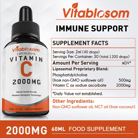Vitablosom Liposomal Vitamin C 2000Mg. 60Ml.