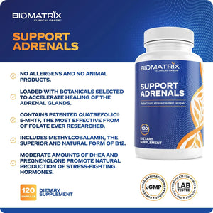 BIOMATRIX - BioMatrix Adrenal Support 120 Capsulas - The Red Vitamin MX - Suplementos Alimenticios - {{ shop.shopifyCountryName }}