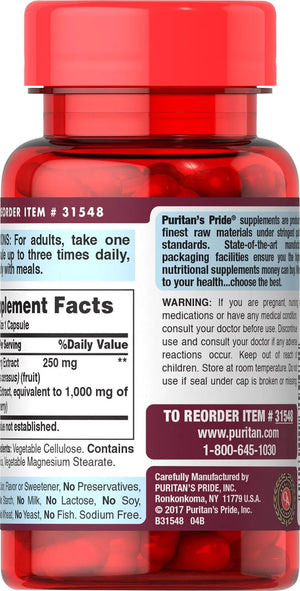 PURITAN'S PRIDE - Puritan's Pride Tart Cherry Extract 1000Mg. 60 Capsulas - The Red Vitamin MX - Suplementos Alimenticios - {{ shop.shopifyCountryName }}