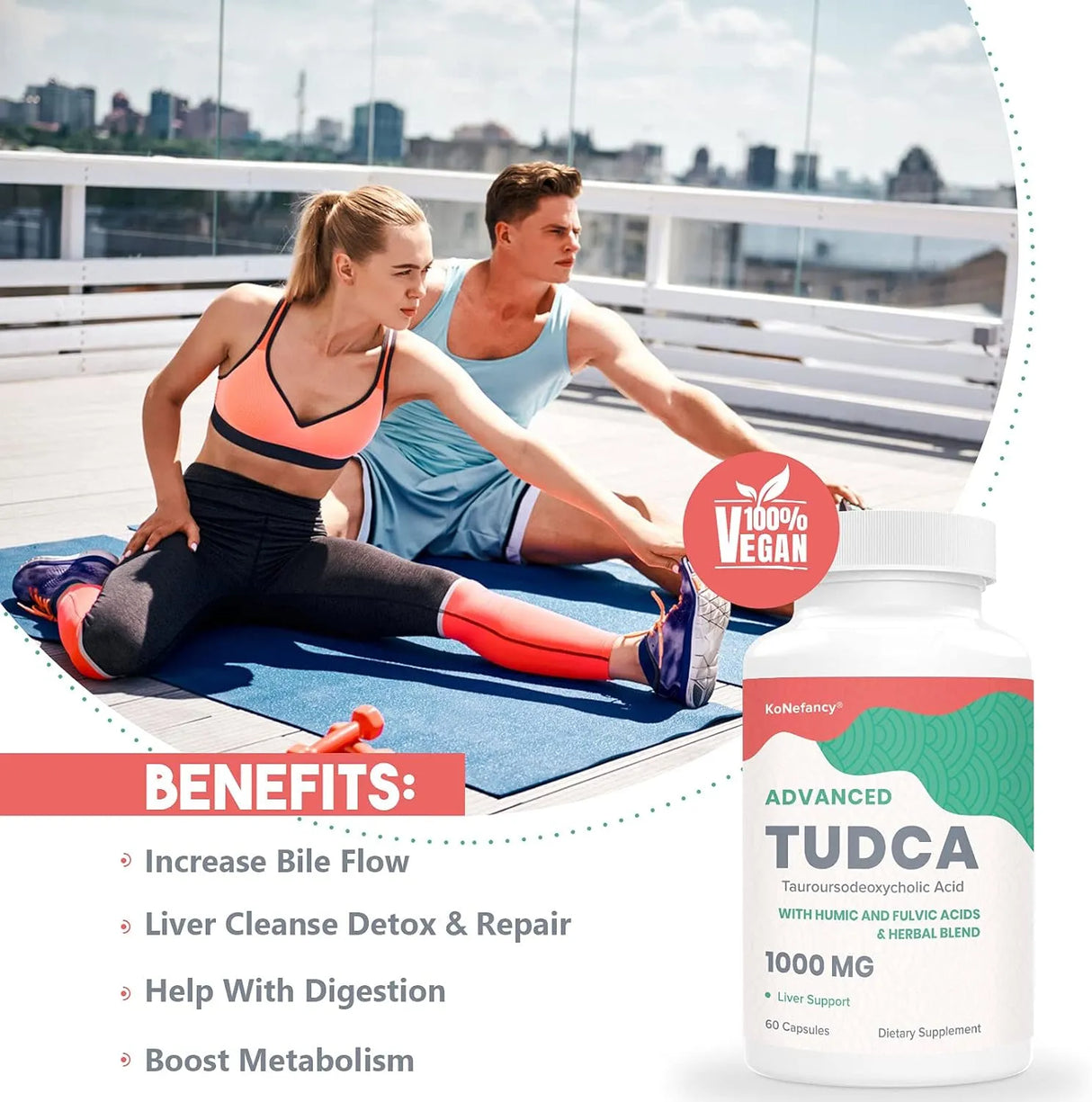 KONEFANCY - KoNefancy TUDCA Liver 1000Mg. 60 Capsulas 2 Pack - The Red Vitamin MX - Suplementos Alimenticios - {{ shop.shopifyCountryName }}
