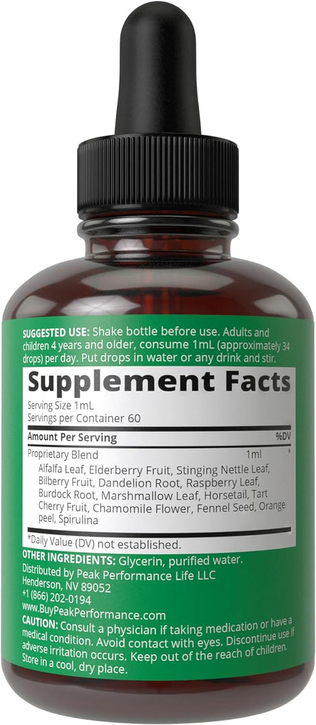 Peak Performance Kids Vitamins From Herbs Liquid 59Ml.