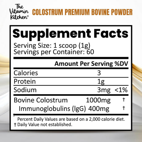 The Vitamin Kitchen Colostrum Powder 60 Servicios 60Gr.