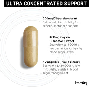 TONIIQ - Toniiq Ultra Concentrated Dihydroberberine 24,000Mg. 60 Capsulas - The Red Vitamin MX - Suplementos Alimenticios - {{ shop.shopifyCountryName }}