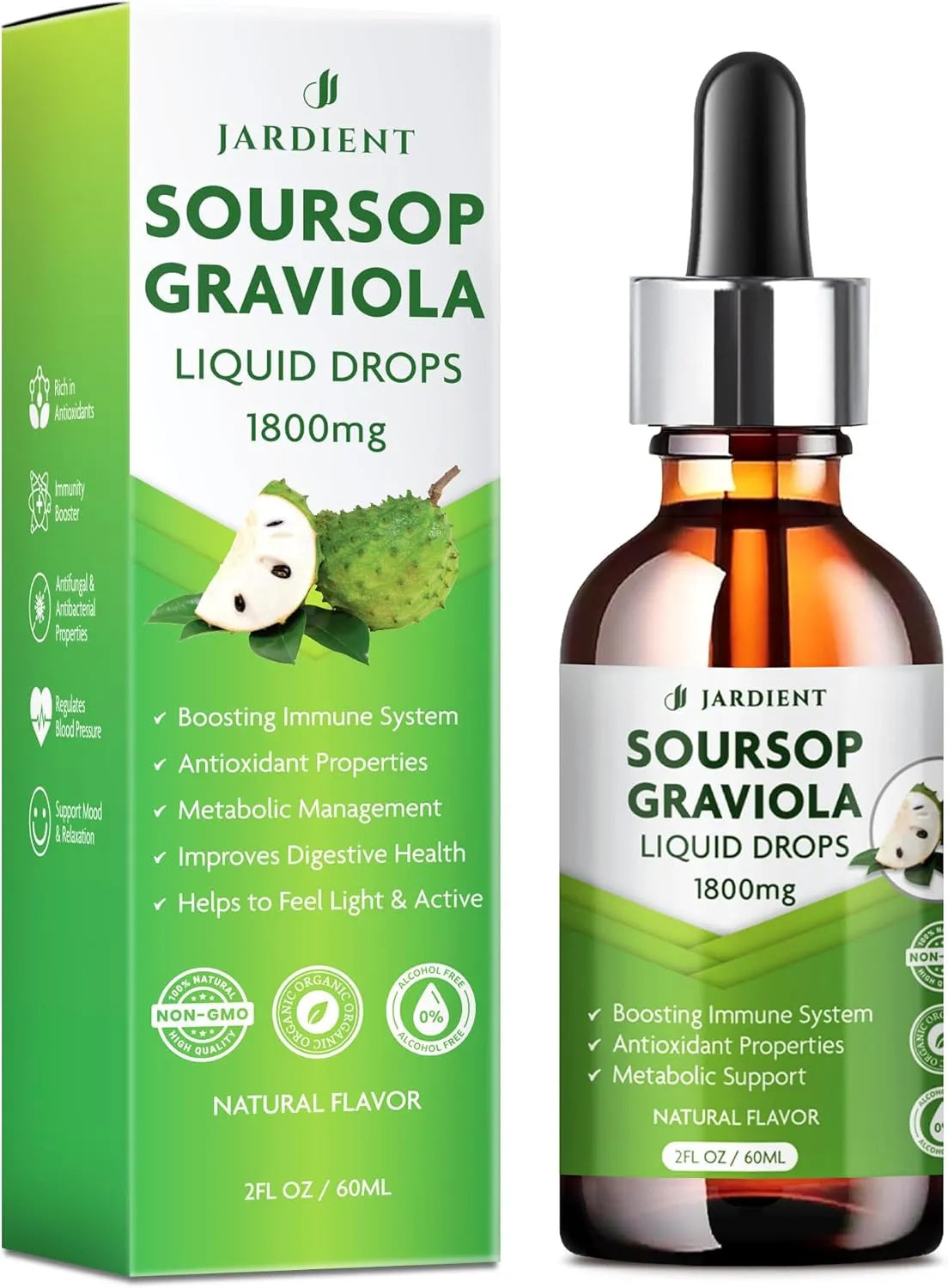 JARDIENT - Jardient Soursop Bitters Liquid Oil Graviola Soursop Extract 2 Fl.Oz. - The Red Vitamin MX - Suplementos Alimenticios - {{ shop.shopifyCountryName }}