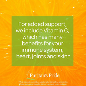 Puritan's Pride Vitamin C with Bioflavonoids 100 Capsulas