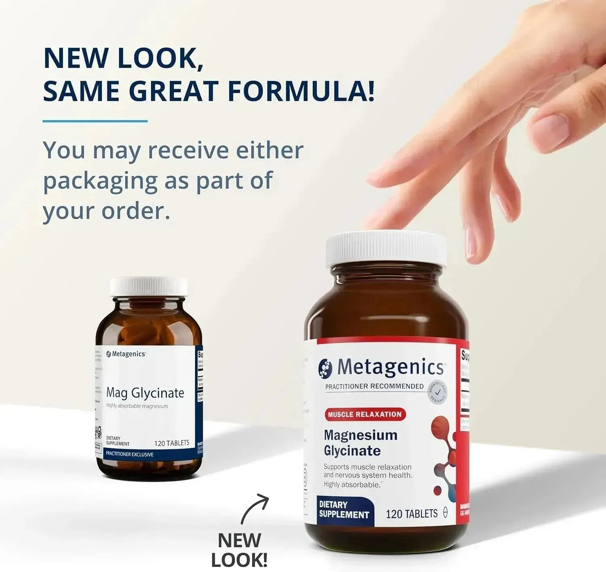 METAGENICS - Metagenics Magnesium Glycinate 120 Tabletas - The Red Vitamin MX - Suplementos Alimenticios - {{ shop.shopifyCountryName }}