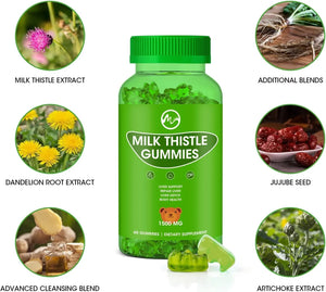 M INCH - M inch Milk Thistle Gummies 60 Gomitas - The Red Vitamin MX - Suplementos Alimenticios - {{ shop.shopifyCountryName }}