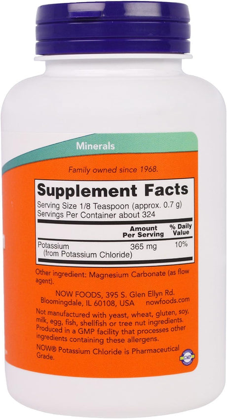 Now Supplements Potassium Chloride Powder 227Gr.