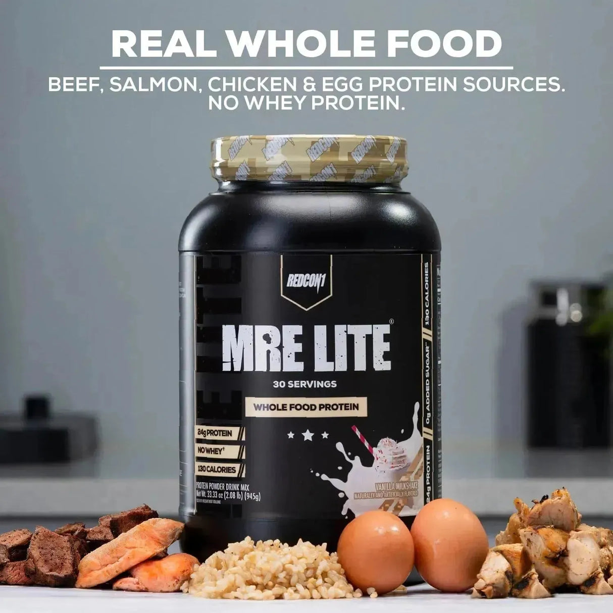 REDCON1 - REDCON1 MRE Lite Whole Food Protein Powder Cookies N' Cream 30 Servicios - The Red Vitamin MX - Suplementos Alimenticios - {{ shop.shopifyCountryName }}