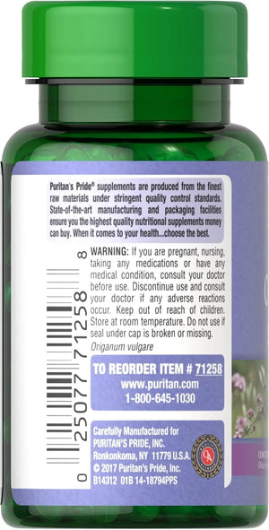 PURITAN'S PRIDE - Puritan's Pride Oil of Oregano Extract 150Mg. 180 Capsulas Blandas 2 Pack - The Red Vitamin MX - Suplementos Alimenticios - {{ shop.shopifyCountryName }}