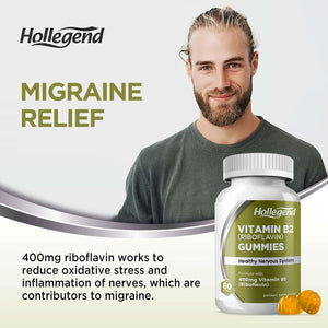 HOLLEGEND - HOLLEGEND Vitamin B2 Gummies Riboflavin 400Mg. 60 Gomitas - The Red Vitamin MX - Suplementos Alimenticios - {{ shop.shopifyCountryName }}