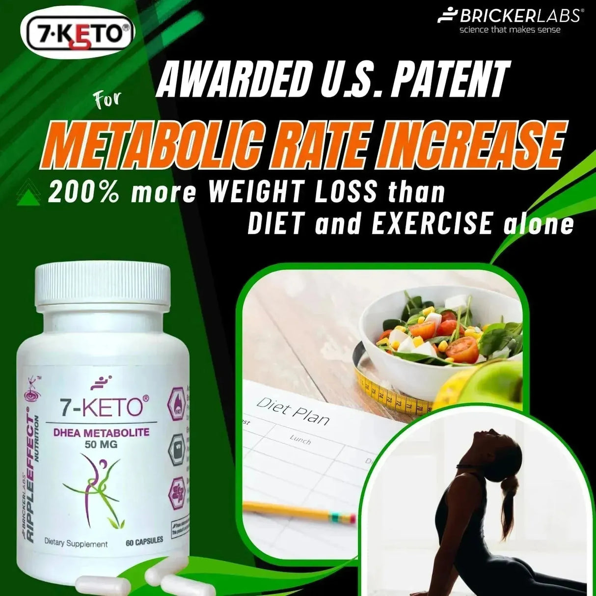 BRICKER LABS - Bricker Labs 7-Keto DHEA Metabolite 50Mg. 60 Capsulas - The Red Vitamin MX - Suplementos Alimenticios - {{ shop.shopifyCountryName }}