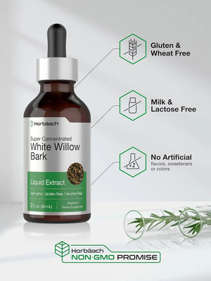 HORBAACH - Horbaach White Willow Bark Extract Tincture 2 Fl.Oz. - The Red Vitamin MX - Suplementos Alimenticios - {{ shop.shopifyCountryName }}