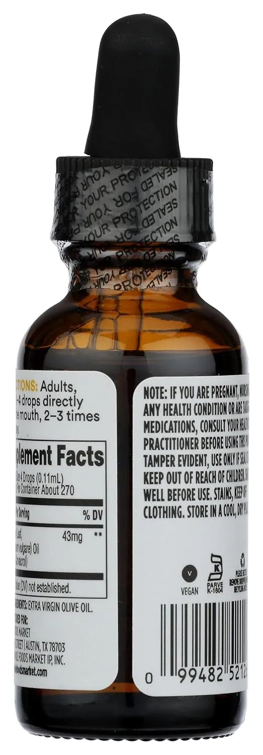 365 - 365 by Whole Foods Market Oil of Oregano Liquid Extract 1 Fl.Oz. - The Red Vitamin MX - Suplementos Alimenticios - {{ shop.shopifyCountryName }}