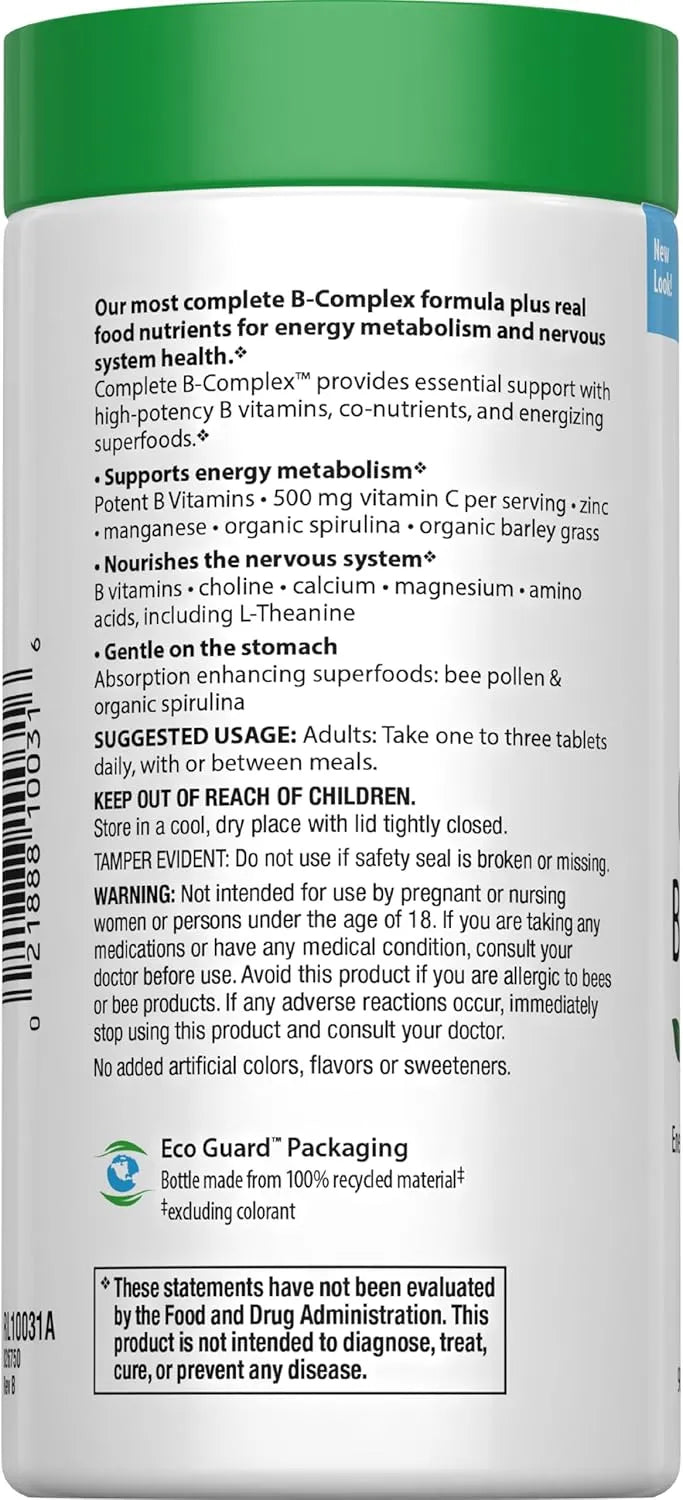 RAINBOW LIGHT - Rainbow Light Complete B-Complex 90 Tabletas - The Red Vitamin MX - Suplementos Alimenticios - {{ shop.shopifyCountryName }}