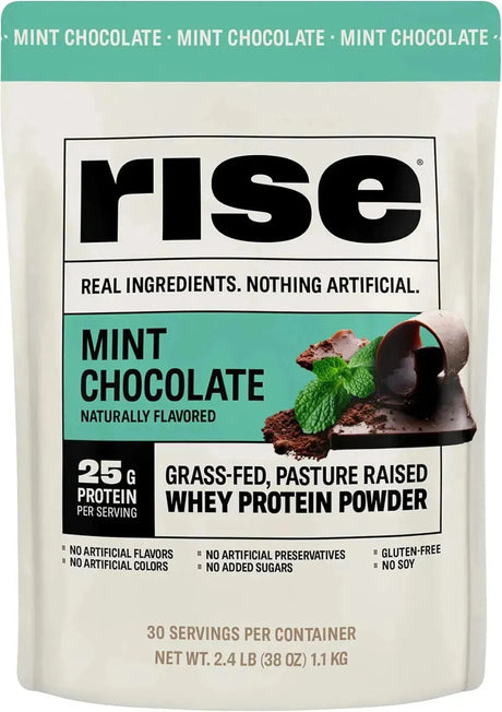 RISE - Rise Whey Protein Powder Grass Fed Mint Chocolate 1.1 Kg. - The Red Vitamin MX - Suplementos Alimenticios - {{ shop.shopifyCountryName }}