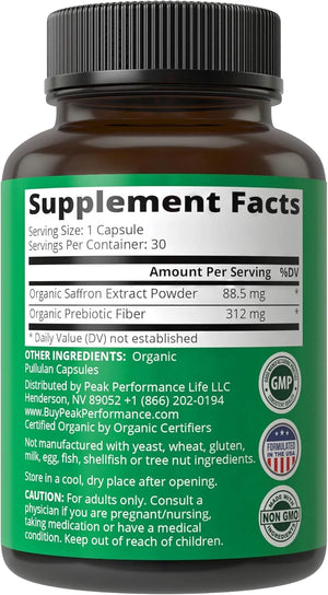 PEAK PERFORMANCE - Peak Performance Saffron 30 Capsulas - The Red Vitamin MX - Suplementos Alimenticios - {{ shop.shopifyCountryName }}