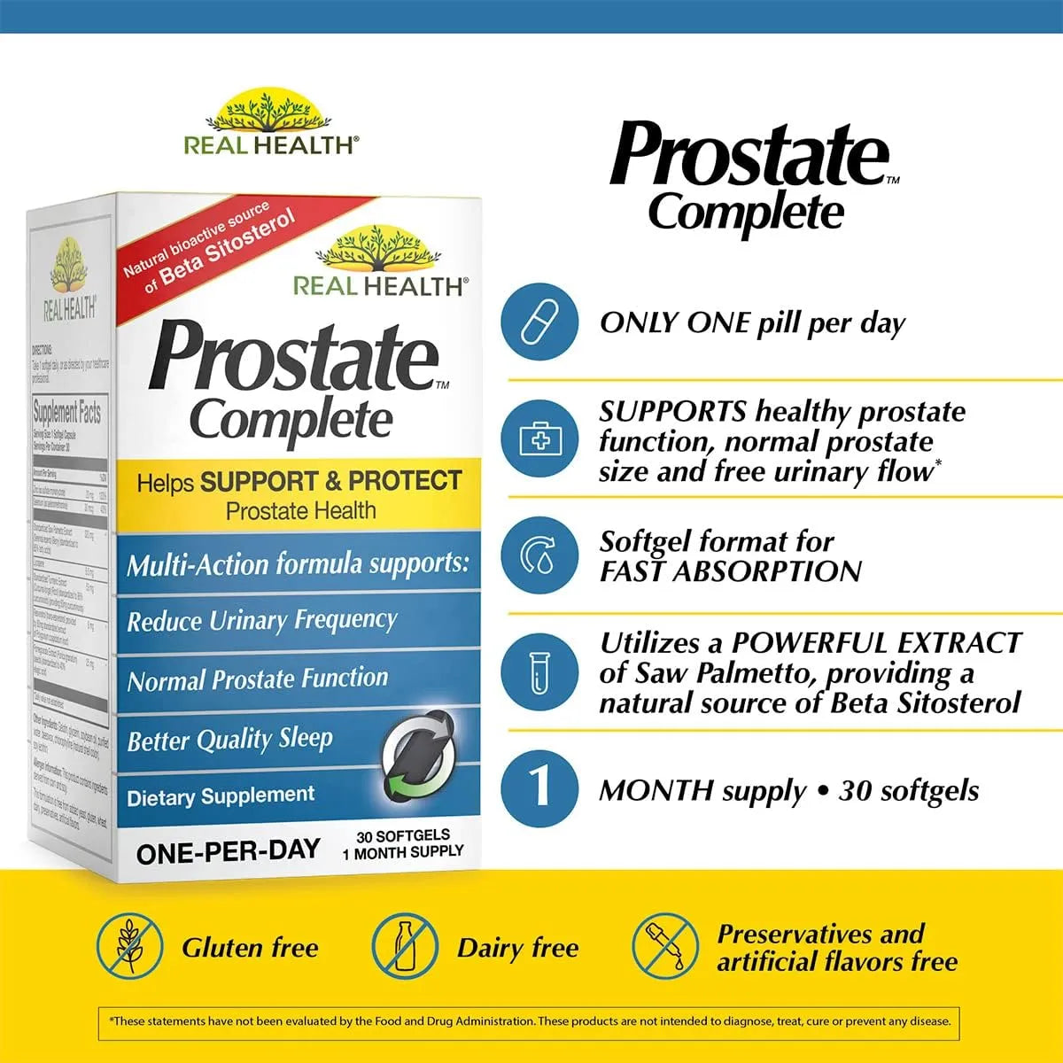 REAL HEALTH - Real Health Prostate Complete 30 Capsulas Blandas - The Red Vitamin MX - Suplementos Alimenticios - {{ shop.shopifyCountryName }}