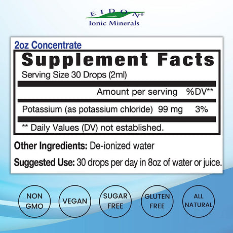 Eidon Liquid Potassium Supplement 60Ml.