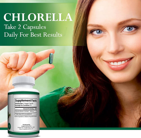 Simple Life Nutrition Organic Chlorella 60 Capsulas