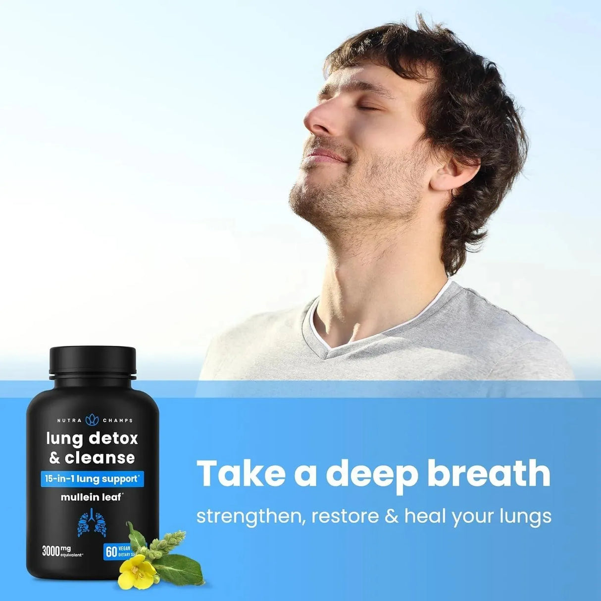 NUTRACHAMPS - NutraChamps Lung Detox & Cleanse 60 Capsulas - The Red Vitamin MX - Suplementos Alimenticios - {{ shop.shopifyCountryName }}