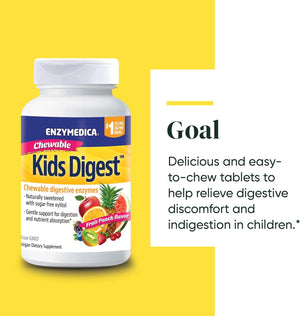 Enzymedica Kids Digest 90 Tabletas Masticables