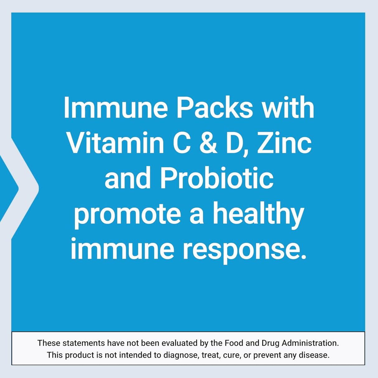 Life Extension Immune Packs with Vitamin C & D Zinc and Probiotic 30 Paquetes