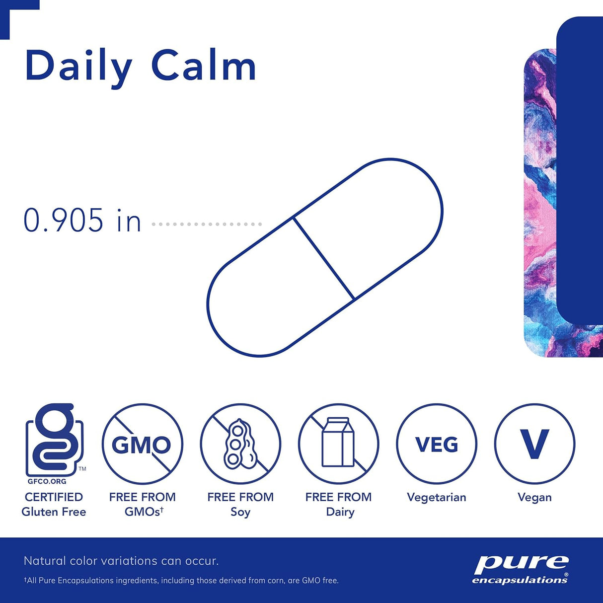 Pure Encapsulations Daily Calm 60 Capsulas