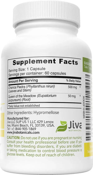 JIVA BOTANICALS - Jiva Botanicals Chanca Piedra 550Mg. 60 Capsulas - The Red Vitamin MX - Suplementos Alimenticios - {{ shop.shopifyCountryName }}