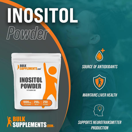 Bulk Supplements Inositol Powder 250Gr.