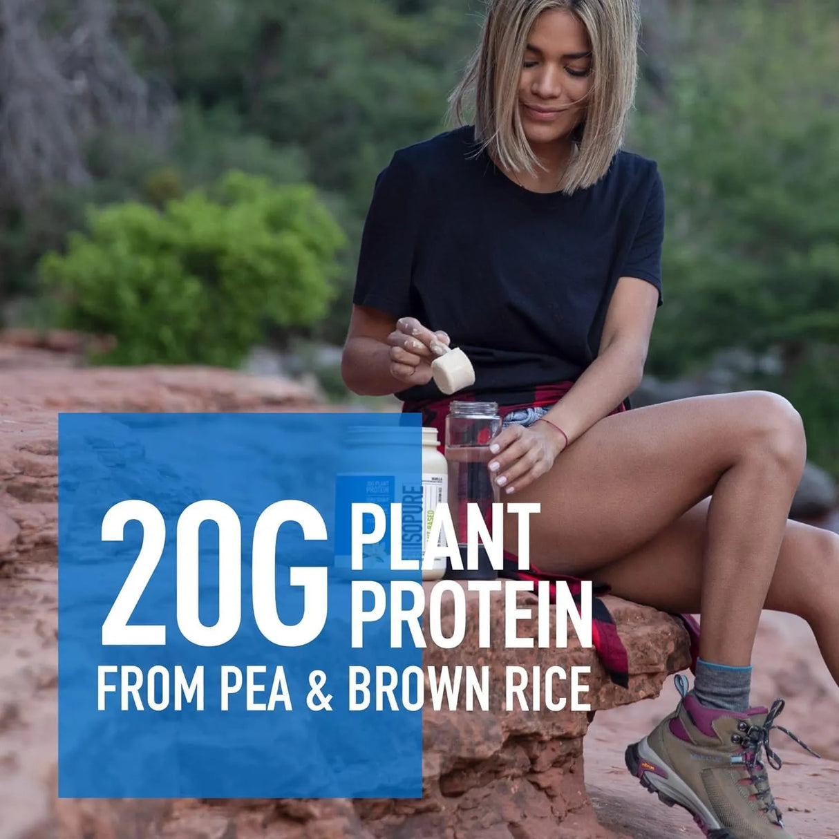 ISOPURE - Isopure Plant-Based Protein Powder 20g 20 Servicios Vanilla 560Gr. - The Red Vitamin MX - Suplementos Alimenticios - {{ shop.shopifyCountryName }}