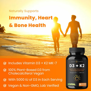 NUTRACHAMPS - NutraChamps D3 with K2 MK7 60 Capsulas - The Red Vitamin MX - Suplementos Alimenticios - {{ shop.shopifyCountryName }}