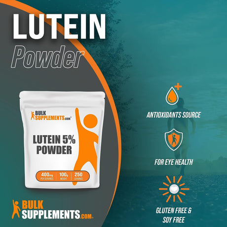Bulk Supplements Lutein Powder 100Gr.