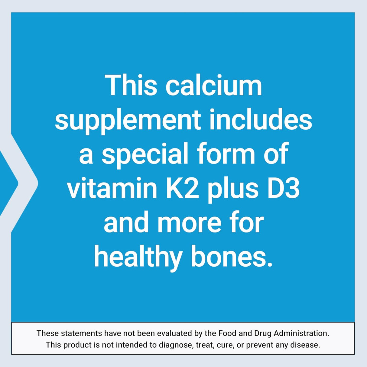 Life Extension Bone Restore Elite Calcium Supplement with Super Potent K2 120 Capsulas