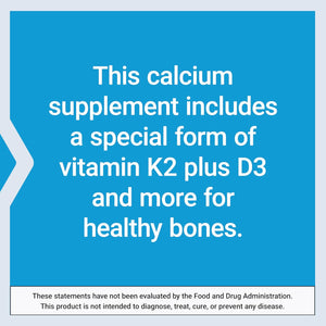 Life Extension Bone Restore Elite Calcium Supplement with Super Potent K2 120 Capsulas