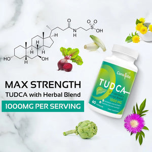 CANARATA - Canarata TUDCA Liver Support 1000Mg. 60 Capsulas - The Red Vitamin MX - Suplementos Alimenticios - {{ shop.shopifyCountryName }}