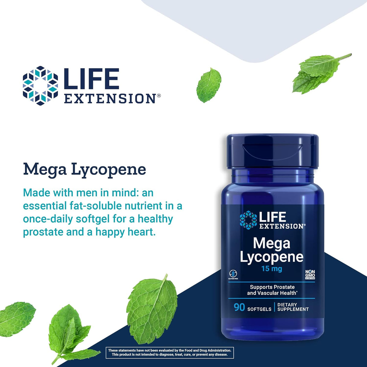 Life Extension Mega Lycopene 15Mg. 90 Capsulas Blandas